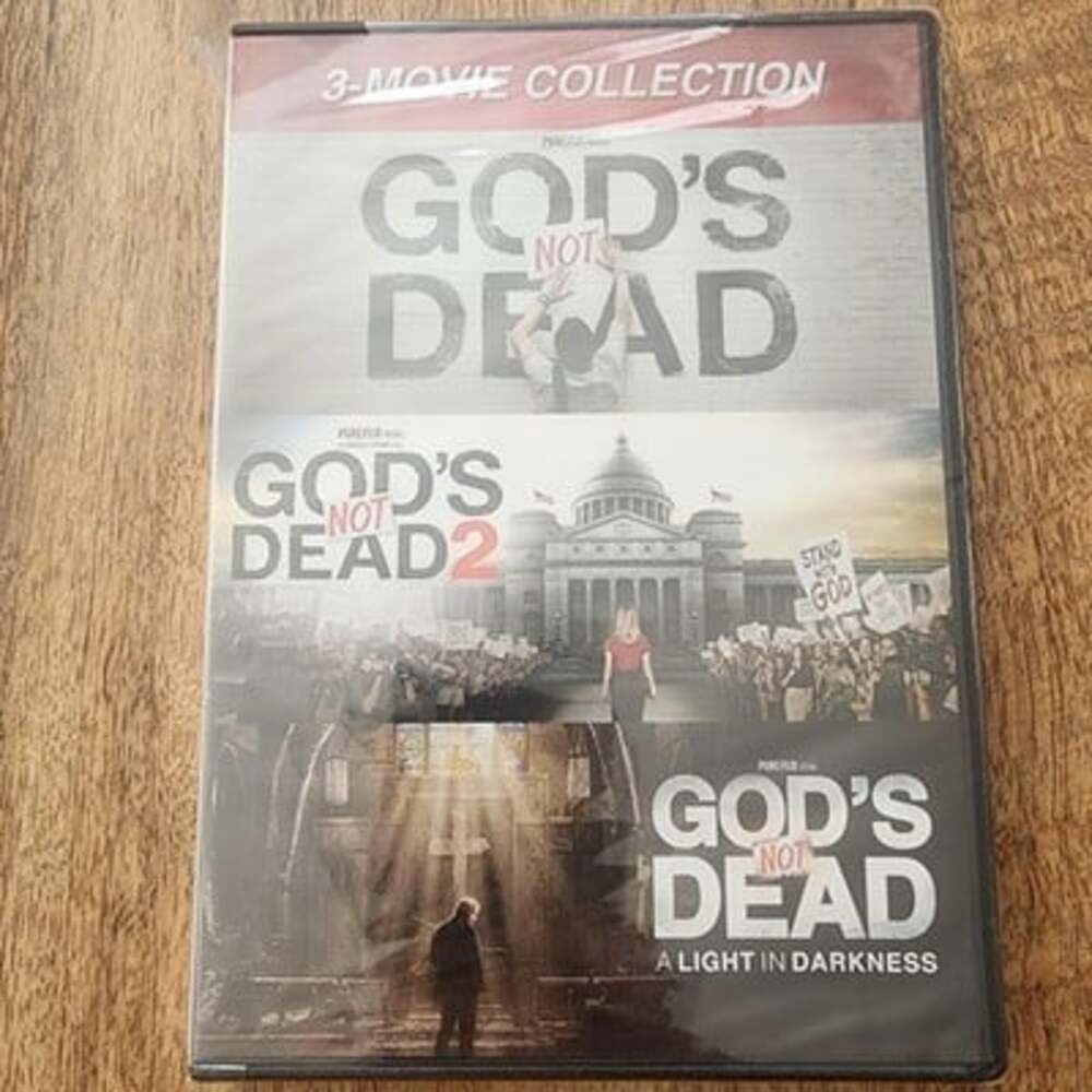 God's Not Dead 3-Movie Collection DVD Pure Flix Set New Sealed Christian Faith